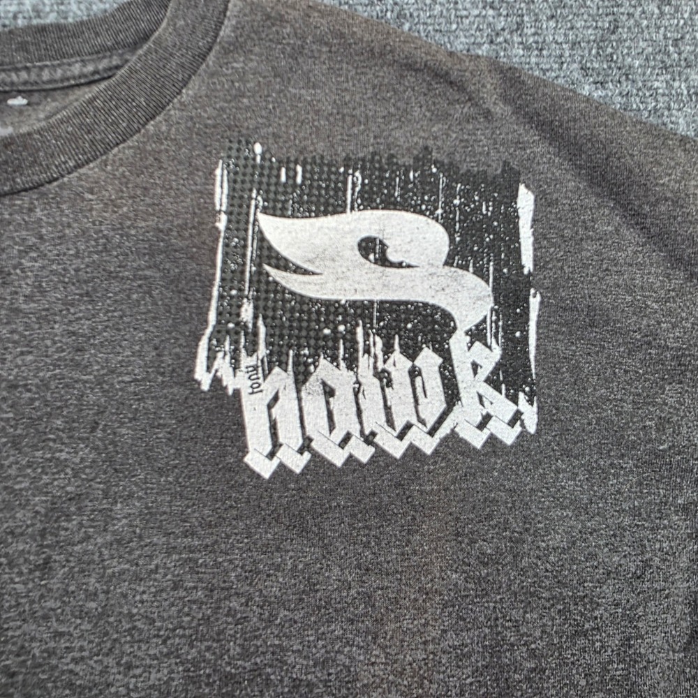 Tony Hawk Graphic T‎ Shirt Men's Gray Short Sleeve Logo Tee